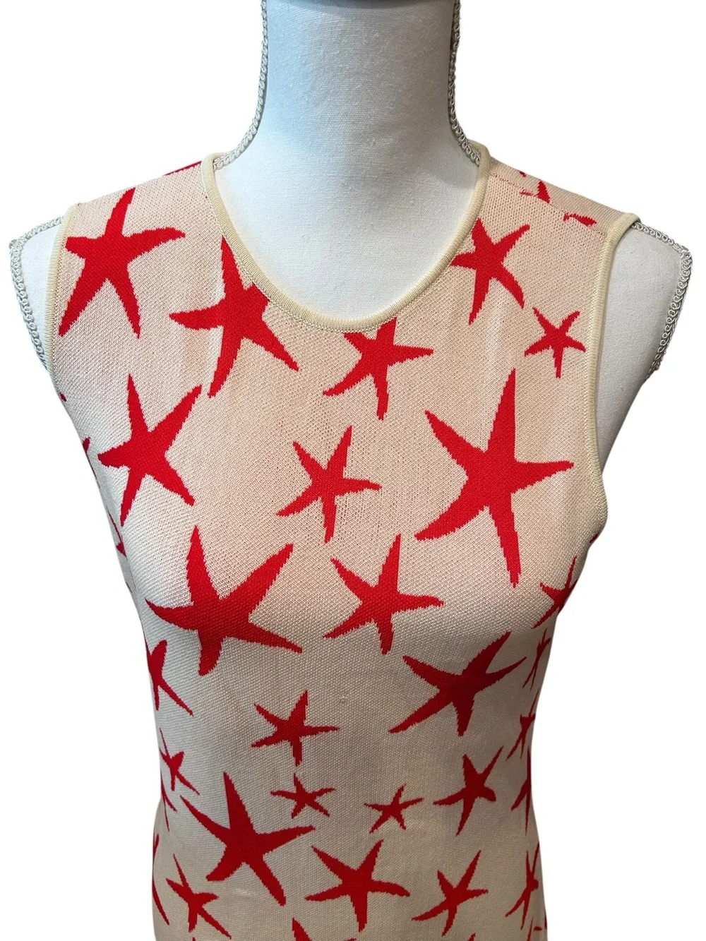SIMON MILLER Axon Sleeveless Mini Stars Dress Size Medium - Picture 4 of 8